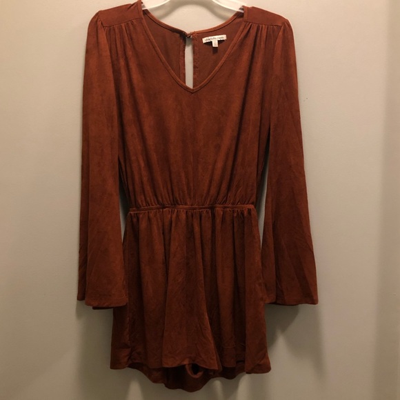 Charlotte Russe Other - Suede Romper